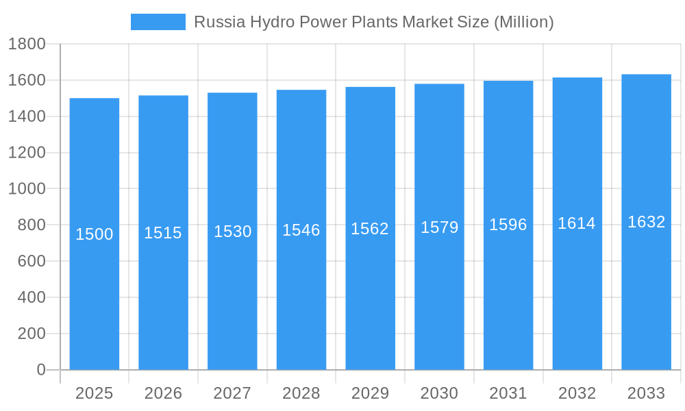Russia Hydro Power Plants Market Market Size and Forecast (2024-2030)