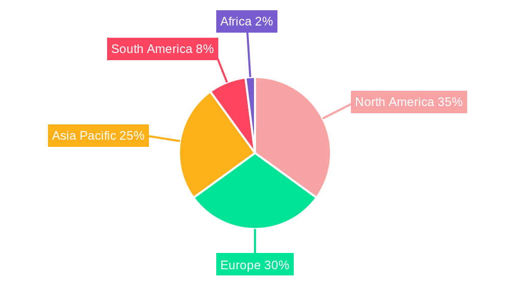 Agriculture Microbial Market Market Share by Region - Global Geographic Distribution