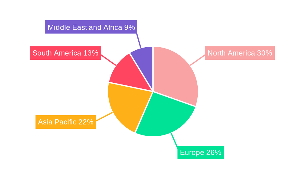 Aromatherapy Diffusers Market Market Share by Region - Global Geographic Distribution