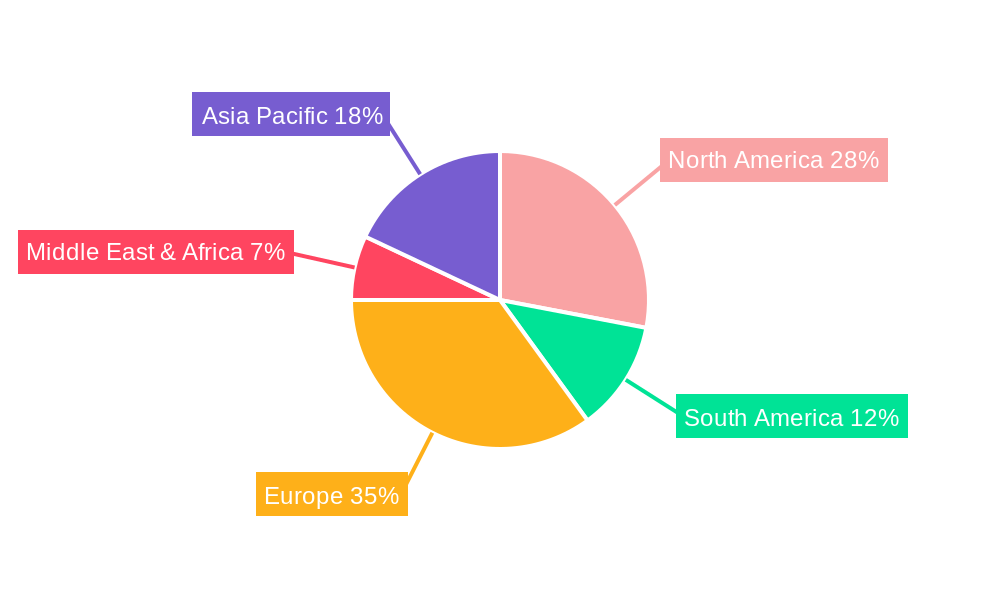Berry Liqueur Market Share by Region - Global Geographic Distribution