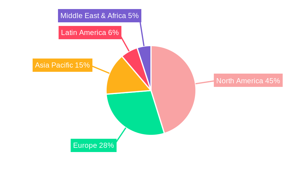 Canada Cardiovascular Devices Market Market Share by Region - Global Geographic Distribution