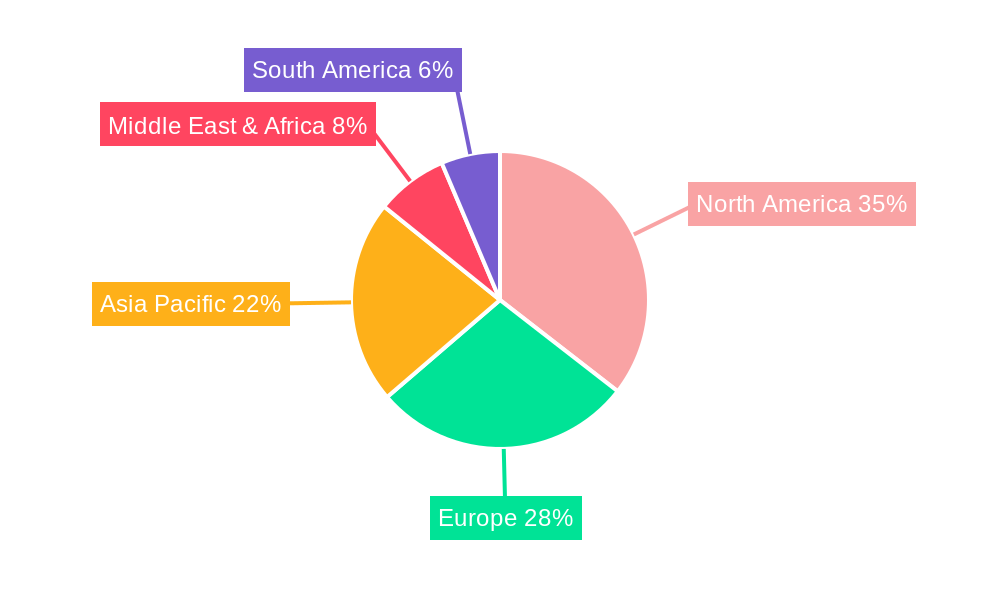 Cardiac Valve Prostheses Market Share by Region - Global Geographic Distribution