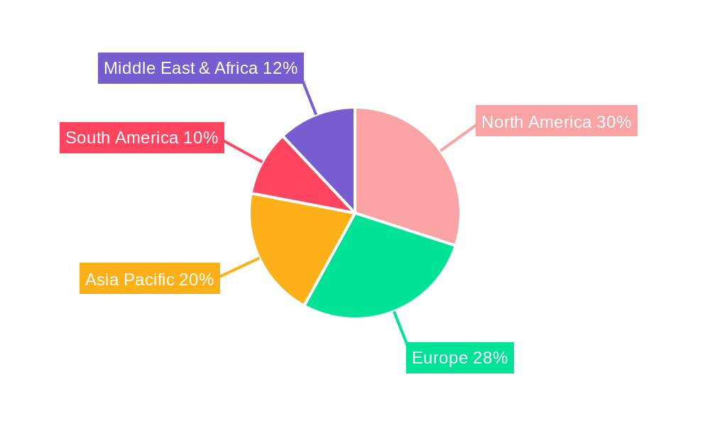 Commercial Debt Collection Agency Market Share by Region - Global Geographic Distribution