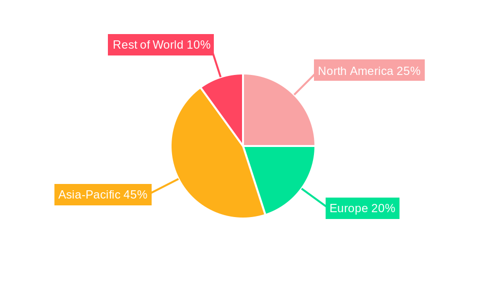 Crystal Sodium Sulfide Market Share by Region - Global Geographic Distribution