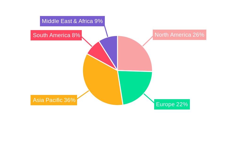 DVD Burners Market Share by Region - Global Geographic Distribution