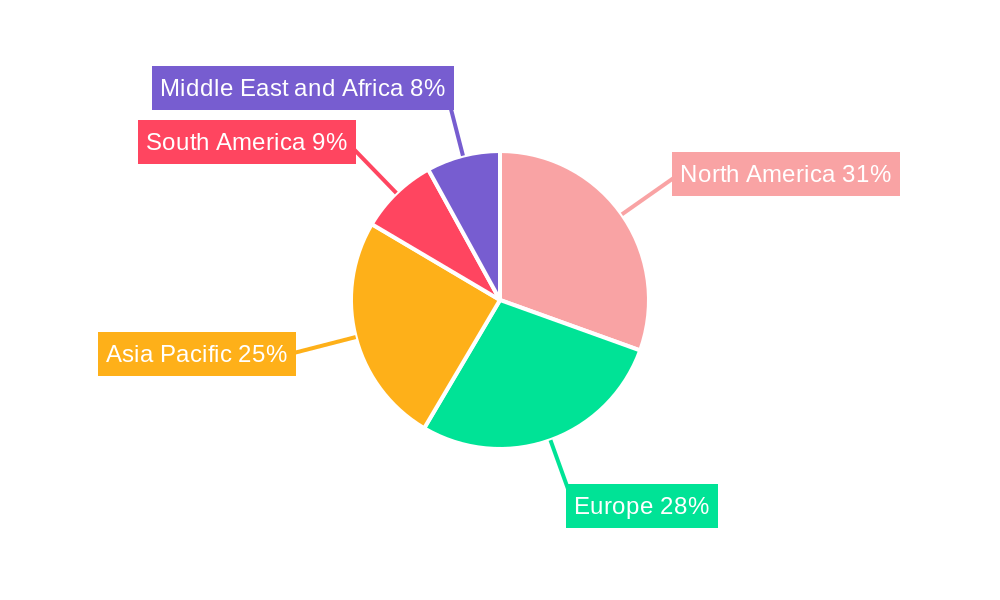 Diaphragm Pump Market Market Share by Region - Global Geographic Distribution