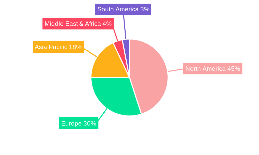 Digital PCR Market Market Share by Region - Global Geographic Distribution