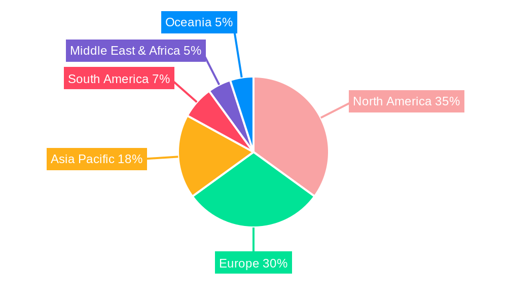 Dog Dental Treats Market Share by Region - Global Geographic Distribution