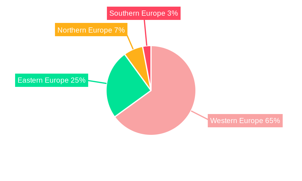 Europe Automotive Lubricants Market Market Share by Region - Global Geographic Distribution