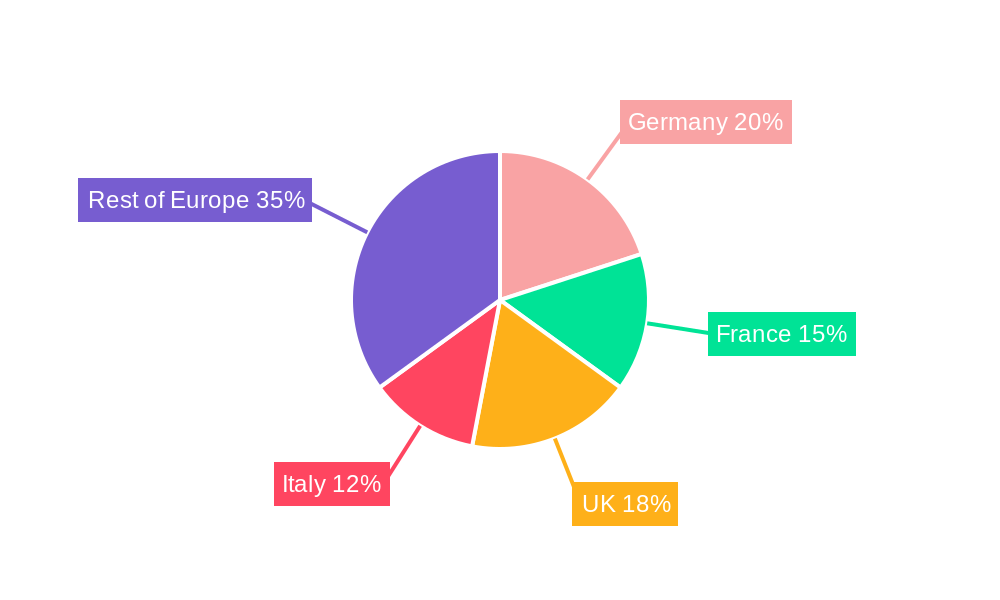 Europe Drones Market Market Share by Region - Global Geographic Distribution