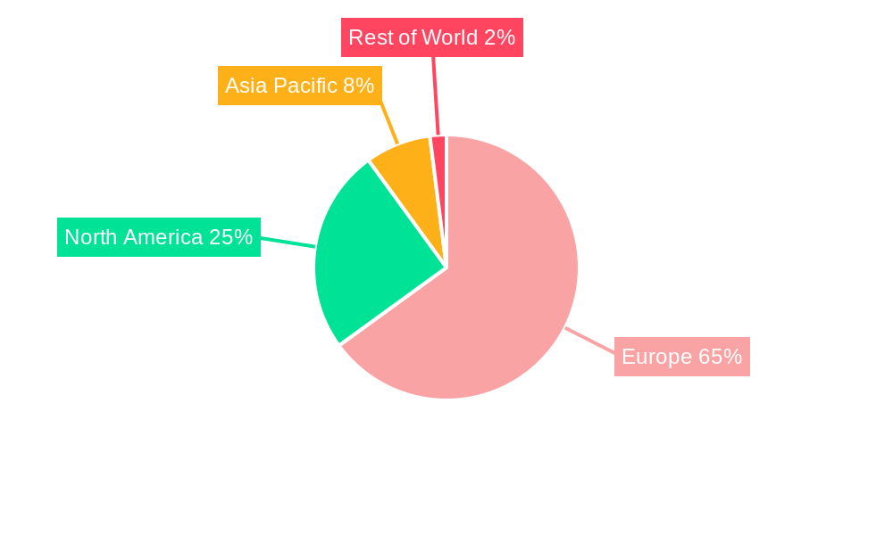 Europe IT Services Market Market Share by Region - Global Geographic Distribution
