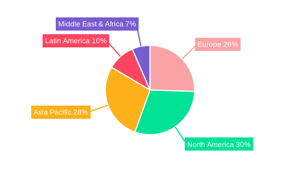 Europe Insecticide Market Market Share by Region - Global Geographic Distribution