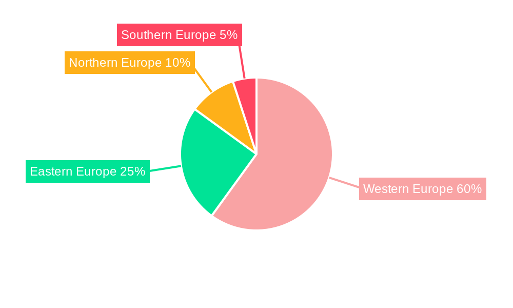 Europe Real Estate Brokerage Market Market Share by Region - Global Geographic Distribution
