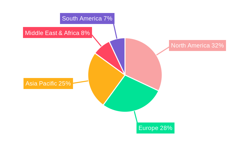 Finished Infusion Sorting Machine Market Share by Region - Global Geographic Distribution