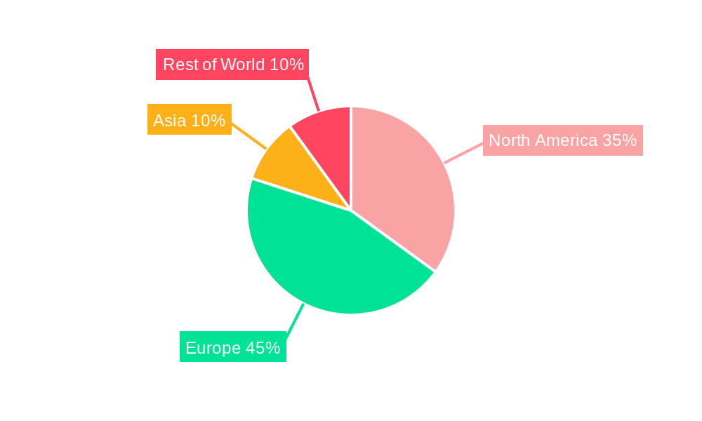 Football Clubs Market Market Share by Region - Global Geographic Distribution