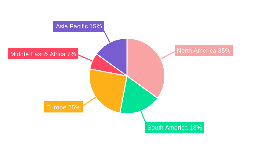 GMO and Hybrid Seed Market Share by Region - Global Geographic Distribution