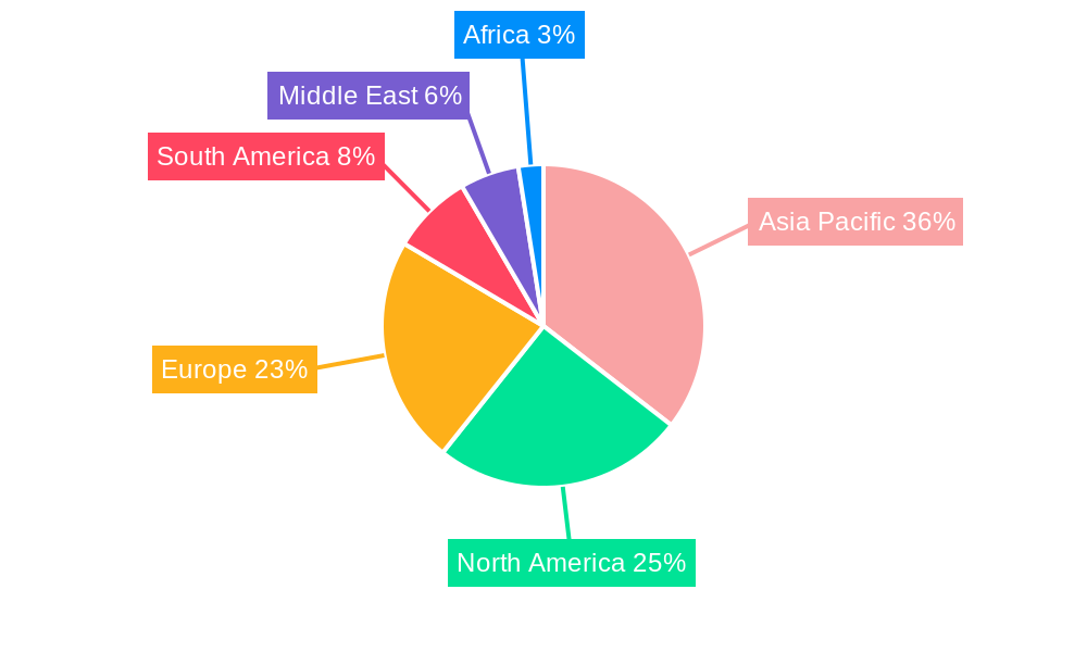 Green Cement Industry Market Share by Region - Global Geographic Distribution