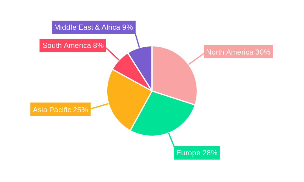 Hospital Bedside Monitor Market Share by Region - Global Geographic Distribution