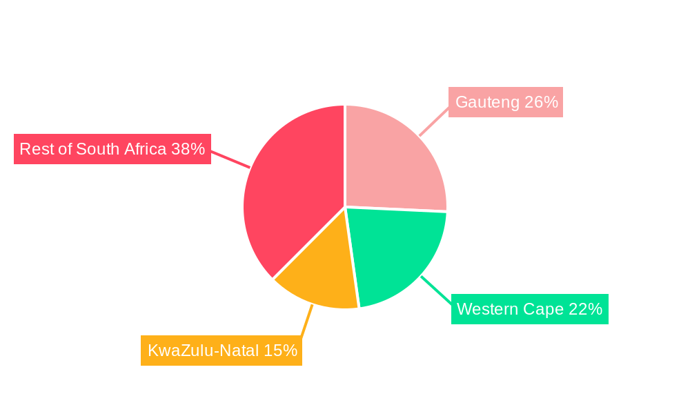 Hospitality Industry in South Africa Market Share by Region - Global Geographic Distribution