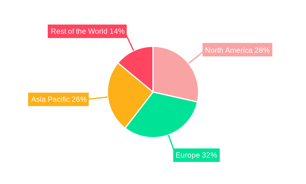Hot Melt Glue Labeler Market Market Share by Region - Global Geographic Distribution