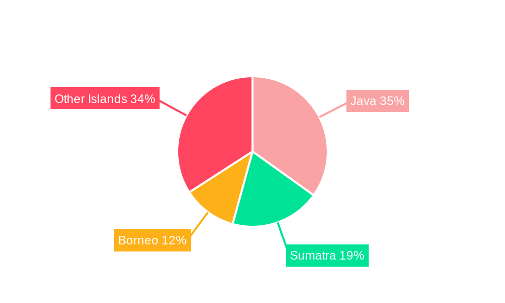 Indonesia Ceramic Tiles Industry Market Share by Region - Global Geographic Distribution