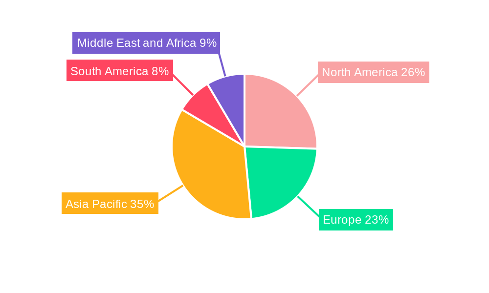 Insect Repellent Market Market Share by Region - Global Geographic Distribution