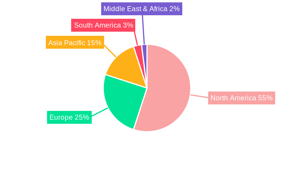 Insurance Brokerage Market Market Share by Region - Global Geographic Distribution