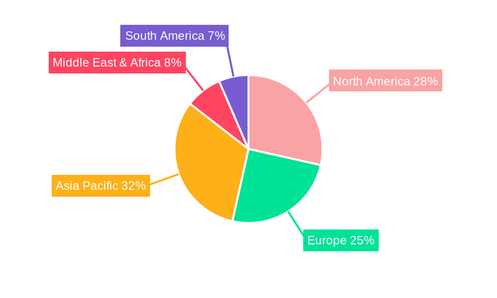 Laser Methane Telemetry Module Market Share by Region - Global Geographic Distribution