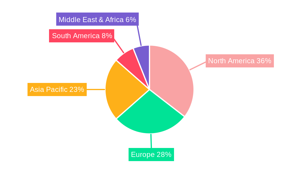Medical Enteral Feeding Tube Pump Market Share by Region - Global Geographic Distribution