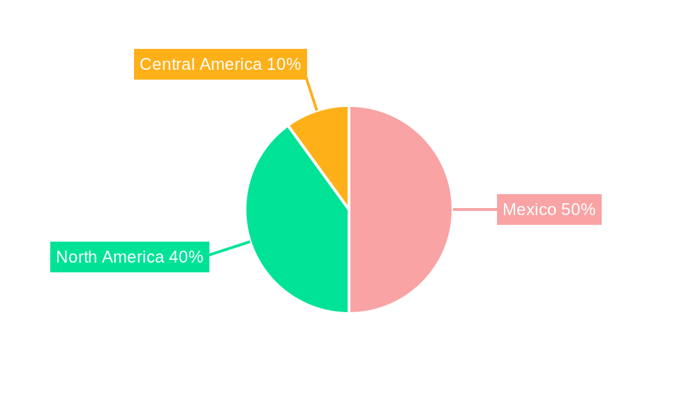 Mexico Packaging Industry Market Share by Region - Global Geographic Distribution