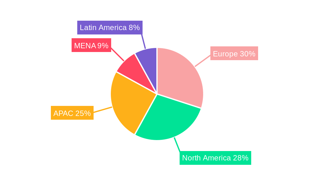 Motor Insurance Market Market Share by Region - Global Geographic Distribution
