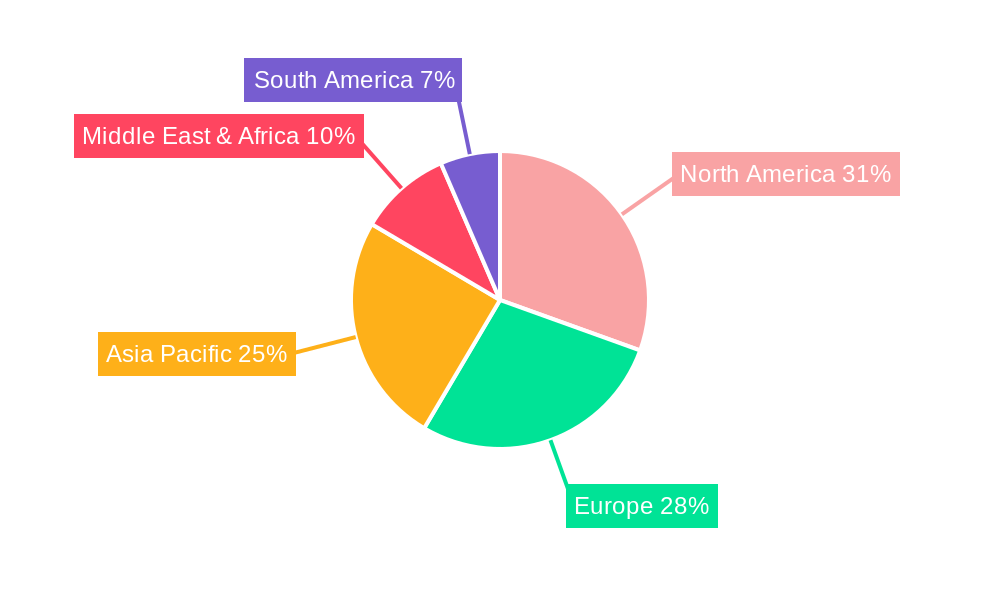 Near Ir Cameras Market Share by Region - Global Geographic Distribution