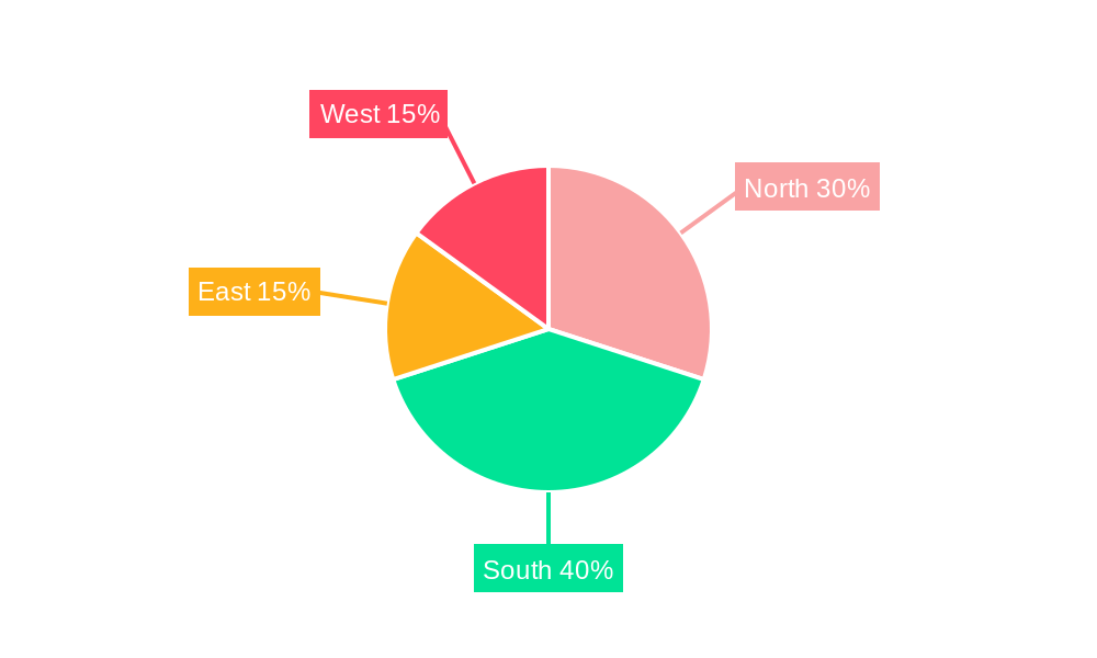Nigeria Renewable Energy Market Market Share by Region - Global Geographic Distribution