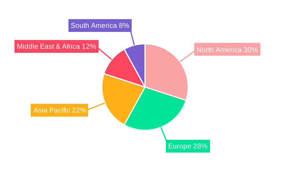 Oral Calcium Hydroxide Market Share by Region - Global Geographic Distribution