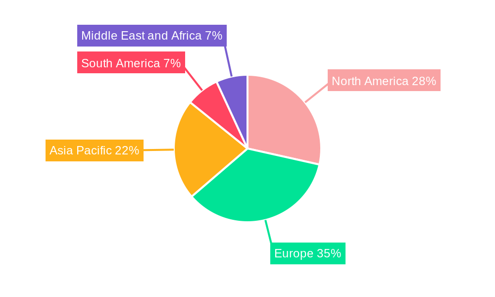 Organic Fish Market Market Share by Region - Global Geographic Distribution