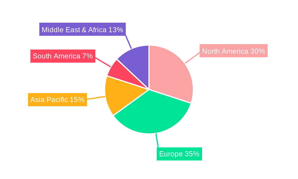 Party House Rental Platform Market Share by Region - Global Geographic Distribution