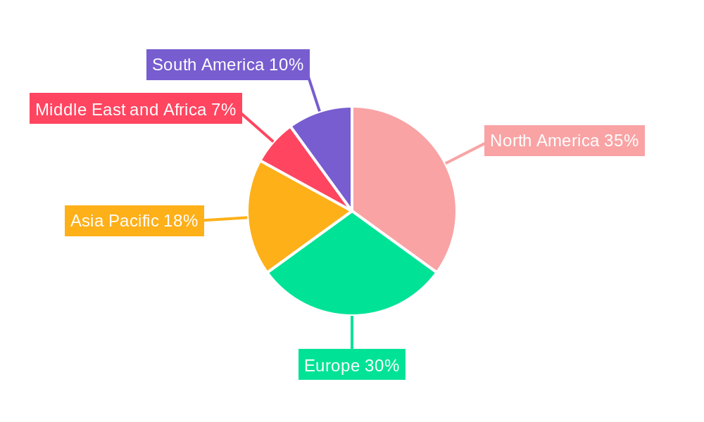 Peptide Therapeutics Market Market Share by Region - Global Geographic Distribution