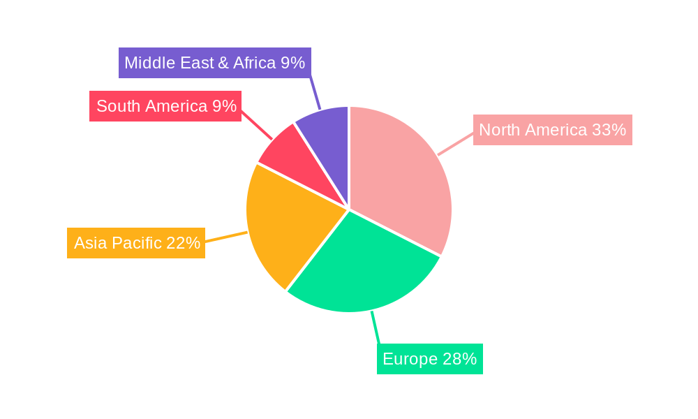 Pharmacy Tabletop Counting Machine Market Share by Region - Global Geographic Distribution
