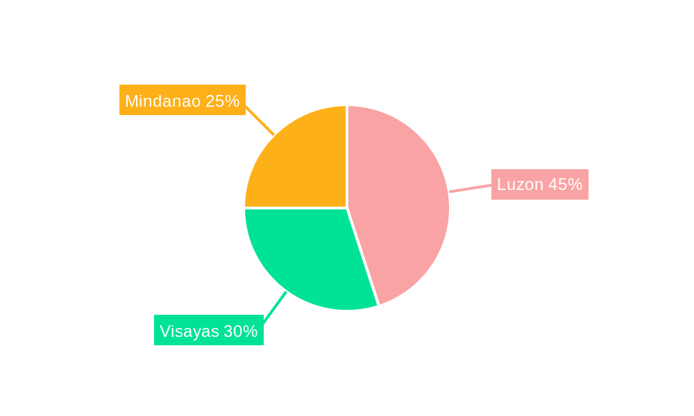 Philippines CEP Market Market Share by Region - Global Geographic Distribution