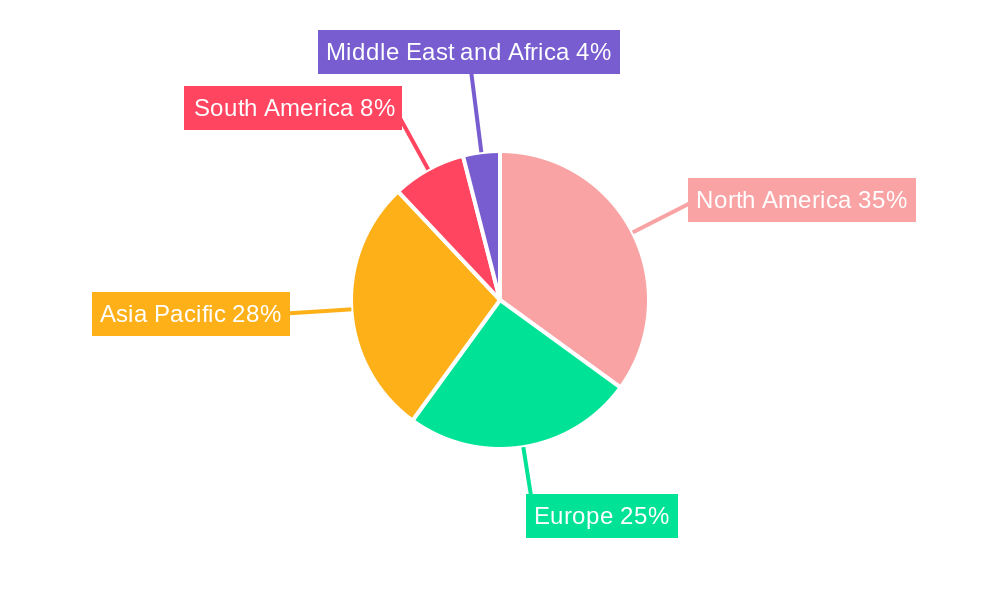 Pink Himalayan Salt Market Market Share by Region - Global Geographic Distribution