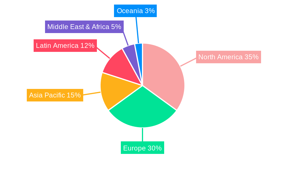 Prunes Market Market Share by Region - Global Geographic Distribution