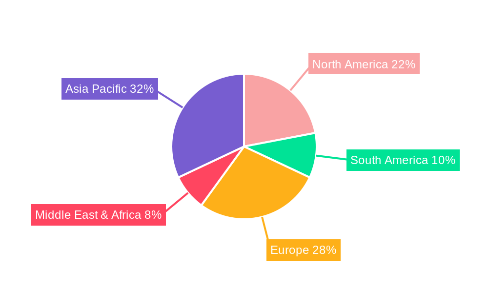 Public Affairs Consulting Service Market Share by Region - Global Geographic Distribution