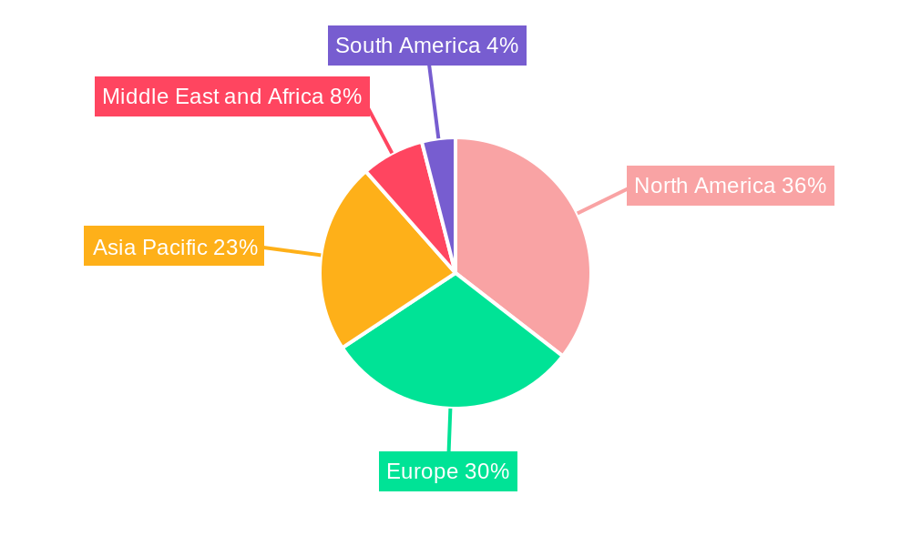 Radiotherapy Market Market Share by Region - Global Geographic Distribution