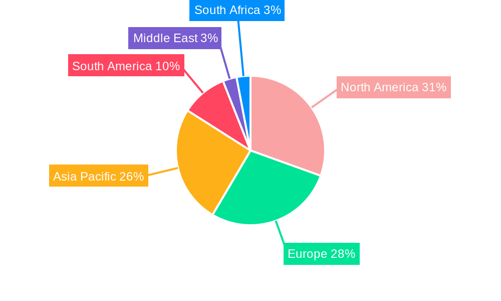 Ready Meals Market Market Share by Region - Global Geographic Distribution