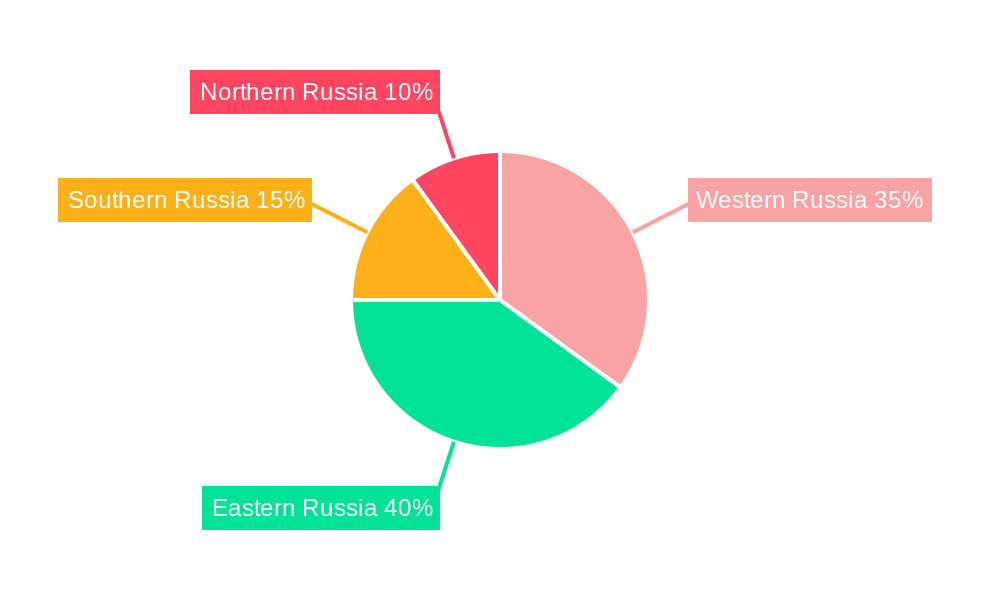 Russia Hydro Power Plants Market Market Share by Region - Global Geographic Distribution