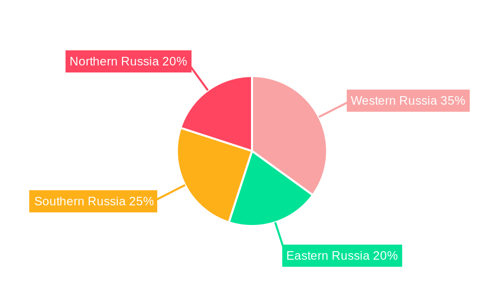 Russia Kitchen Appliances Market Market Share by Region - Global Geographic Distribution
