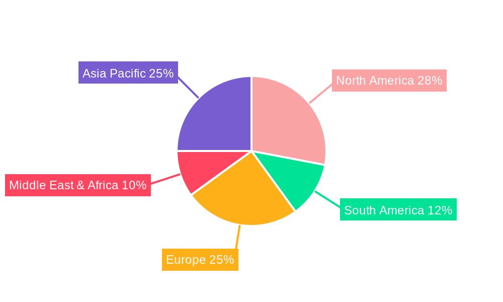 Smart Switch Panel Market Share by Region - Global Geographic Distribution