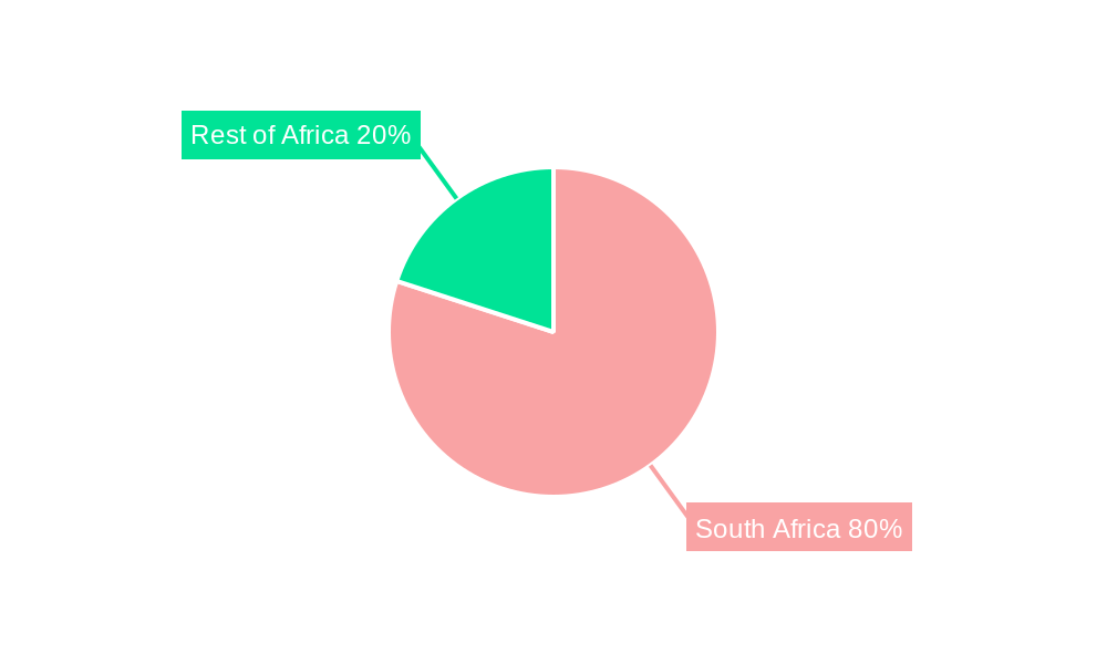 South Africa Beverages Market Market Share by Region - Global Geographic Distribution