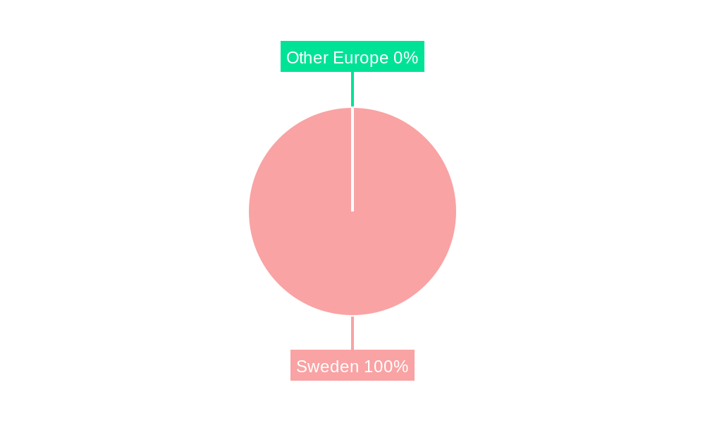 Sweden Construction Equipment Market Market Share by Region - Global Geographic Distribution