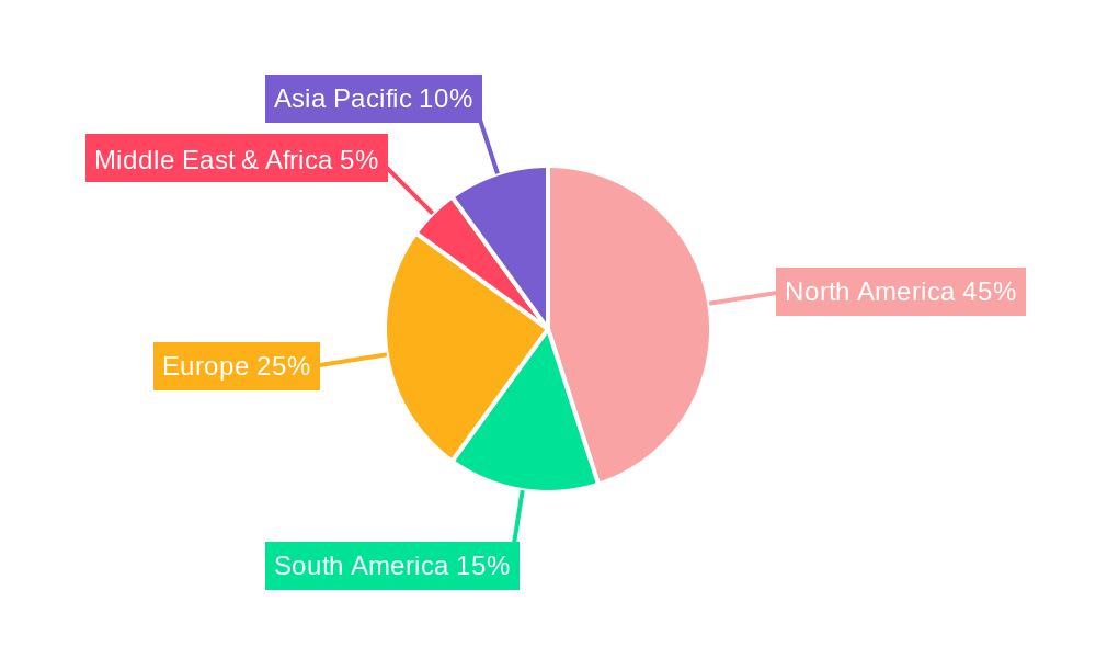 USA Bio Pesticides Market Market Share by Region - Global Geographic Distribution
